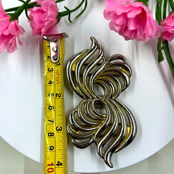 Century Canada Signed Vintage Serialized Art Nouveau Style Belt Buckle - Picture 7 of 7